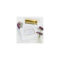 Avery Shipping Labels, Matte White with Metallic Gold Borders, 2