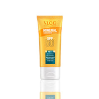 VLCC Mineral Sunscreen Tinted Spf 50 PA+++ Ultra Lightweight Non-Comedogenic | Lightweight, Anti Tan Sunscreen| Zinc Oxide Sunscreen | UVA 7 UVB Protection | Tinted Sunscreen For All Skin Types (50 g)