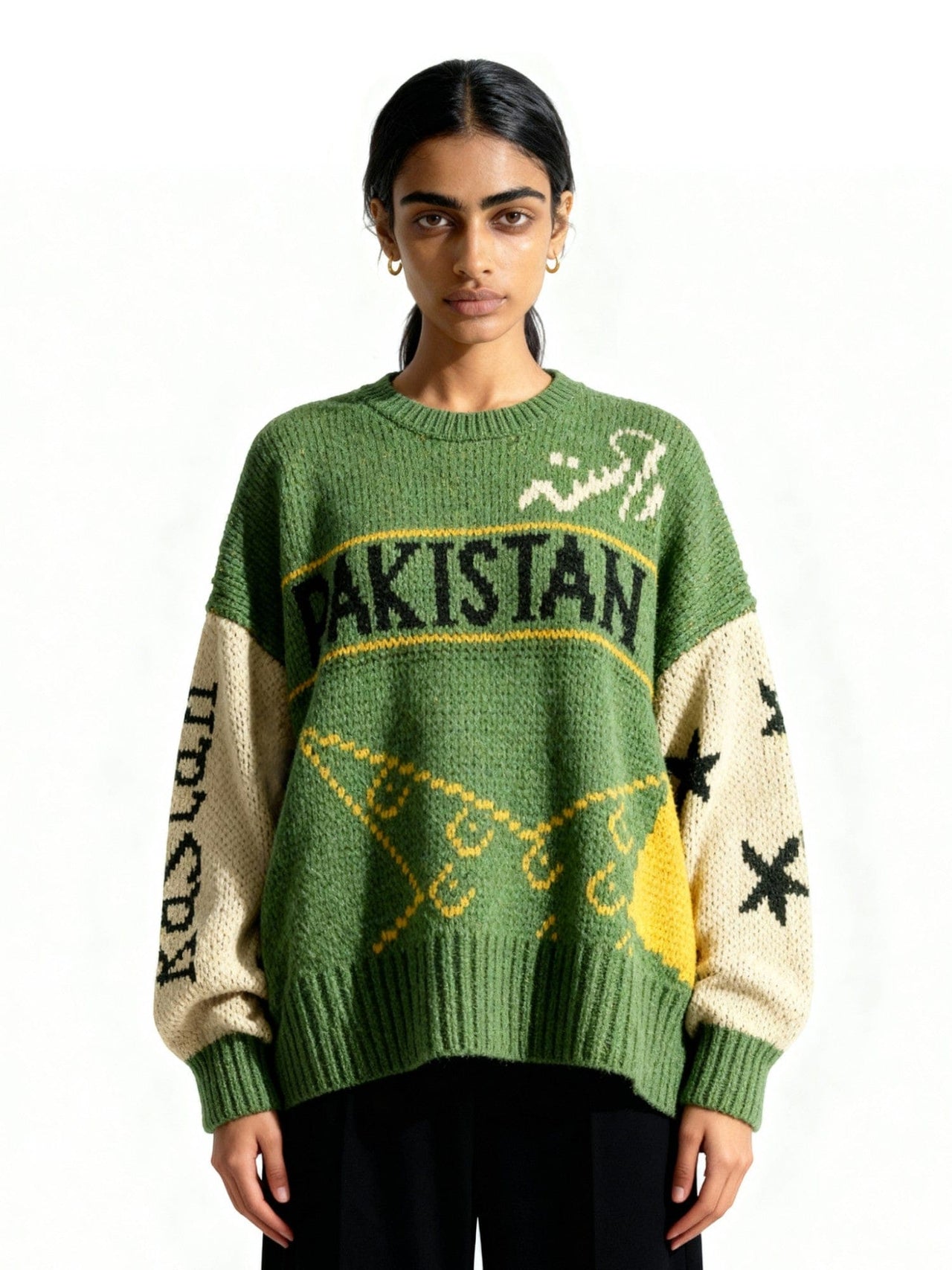 Raastah - Team Pakistan Jacquard Sweater