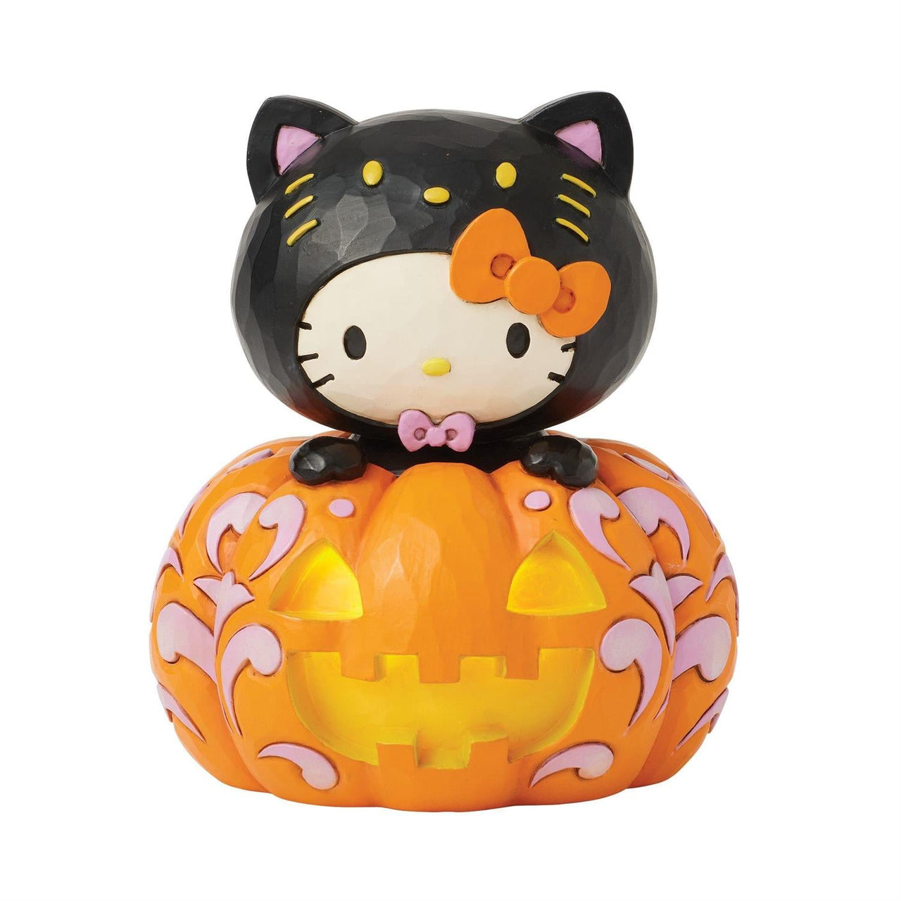 Hello Kitty Black Cat Light - Up Figurine (Jim Shore Sanrio Collection)