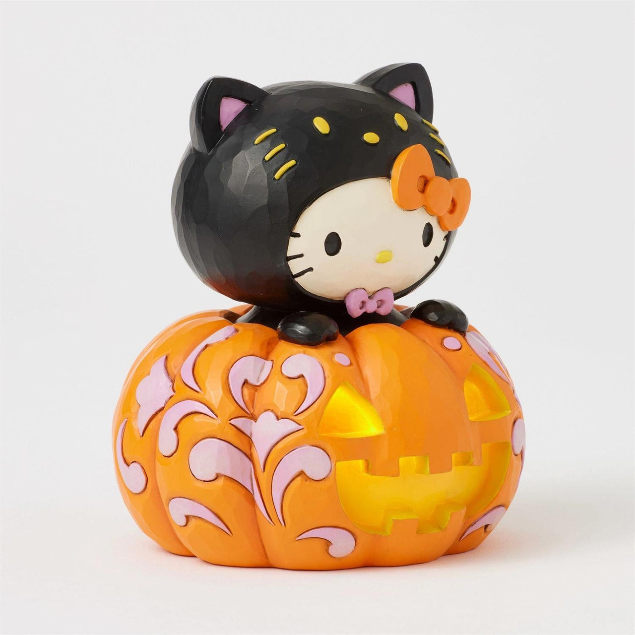 Hello Kitty Black Cat Light - Up Figurine (Jim Shore Sanrio Collection)