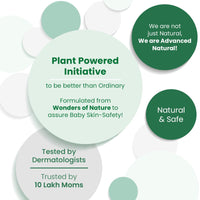 Mother Sparsh Plant Powered Dusting Powder For Babies - 200g | Talc Free Baby Powder With Corn Starch & Oat Powder