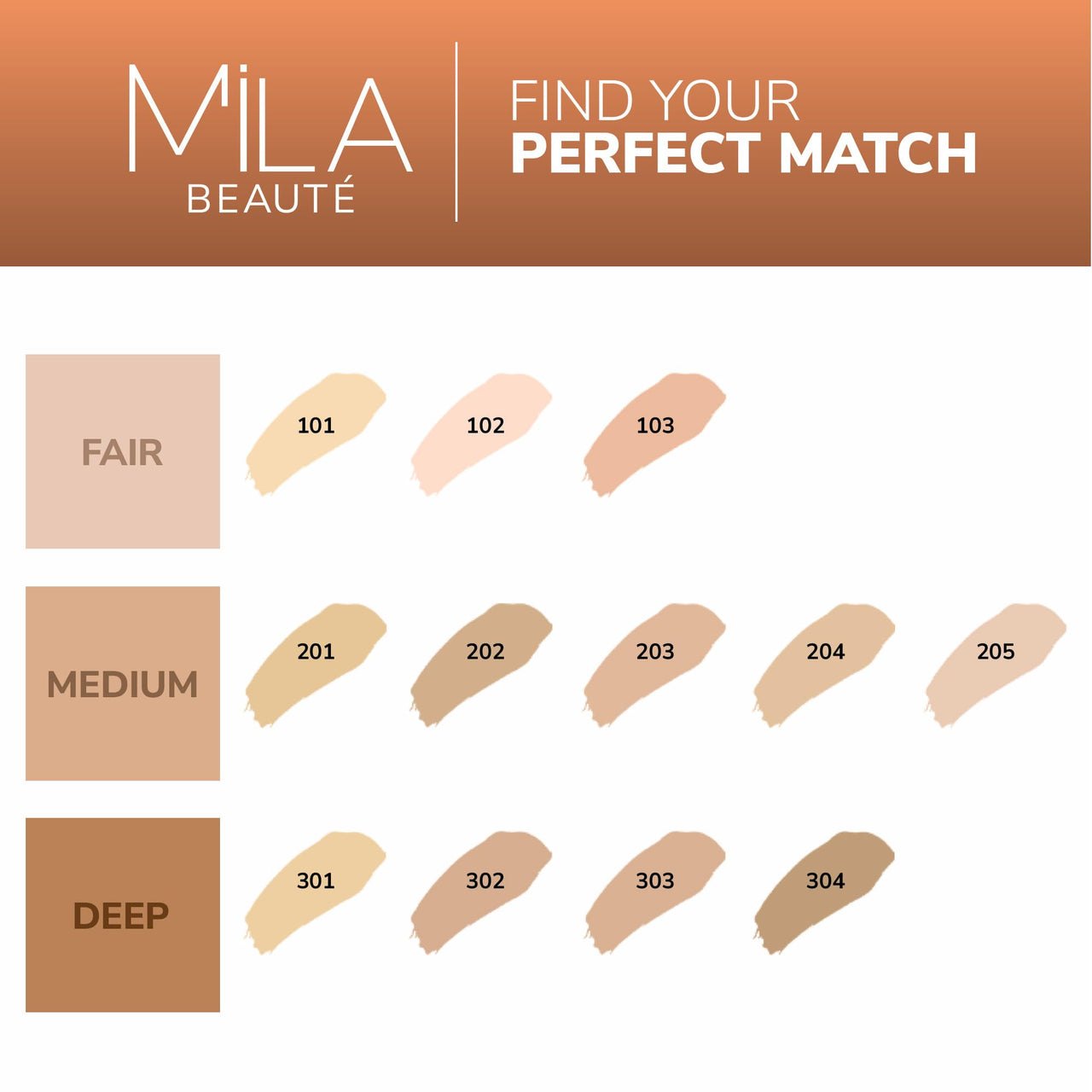 Mila Beauté Longwear Weightless Foundation | Matt Finish With SPF 15 and Vitamin E | Water Resistant Buildable Formula & Super Light | Liquid Foundation | Shade - (202 Pure Natural, 30ml)