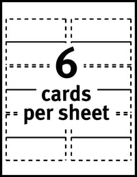 Avery Printable Place Cards with Sure Feed Technology, 1-7/16