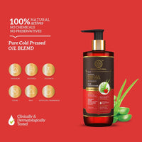 Khadi Natural Powered Botanics Hibiscus and Aloe Vera Hair Conditioner 310ml, Frizz Free Hair, Improves Hair Texture, Controls Hair Fall