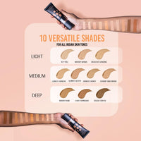 Lovechild Masaba Skip Everything Blurring 4 in 1 Serum Skin Tint, Natural Coverage, For Daily Use SPF 20, With SOD Technology, Tough Toffee, 30ml