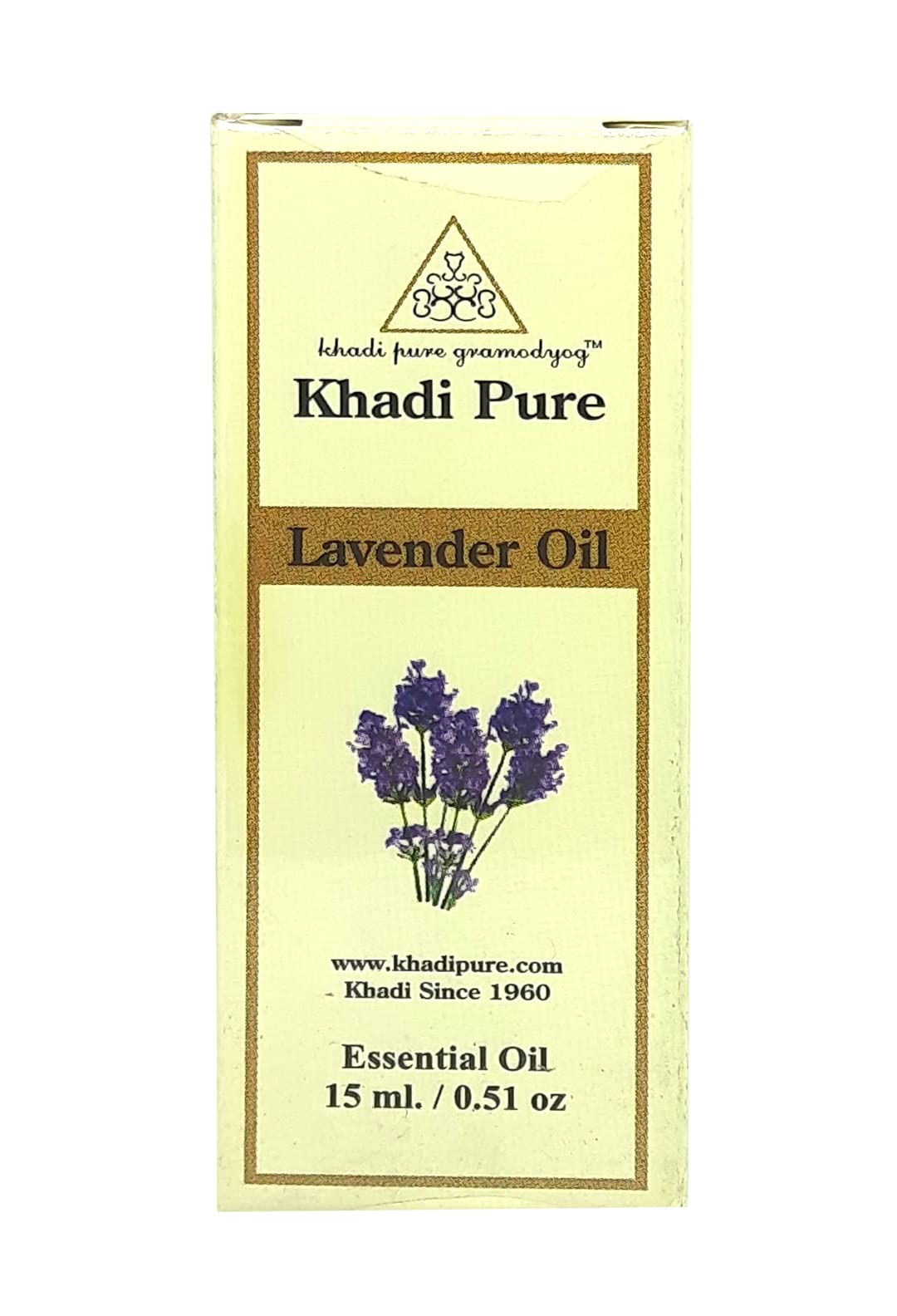 Khadi Pure Herbal Lavender Essential Oil, 15 ml