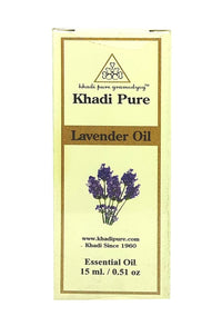 Khadi Pure Herbal Lavender Essential Oil, 15 ml