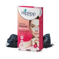 HipHop Skincare Charcoal Nose Strips for Women - Blackhead Remover (3 Strips) and Biotique Bio Papaya Revitalizing Tan Removal Scrub for All Skin Types, 75g