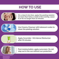 The Derma Co 30% AHA + 2% BHA Peeling Solution - 30ml | Repairing & Exfoliating | Makes Skin Glow | Cleanses Pores