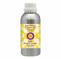 Deve Herbes Pure Black Currant Oil (Ribes nigrum) | Cold Pressed | Natural | Undiluted | For Diluting Essential Oils | For Skin & Massage | Men & Women | 630ml