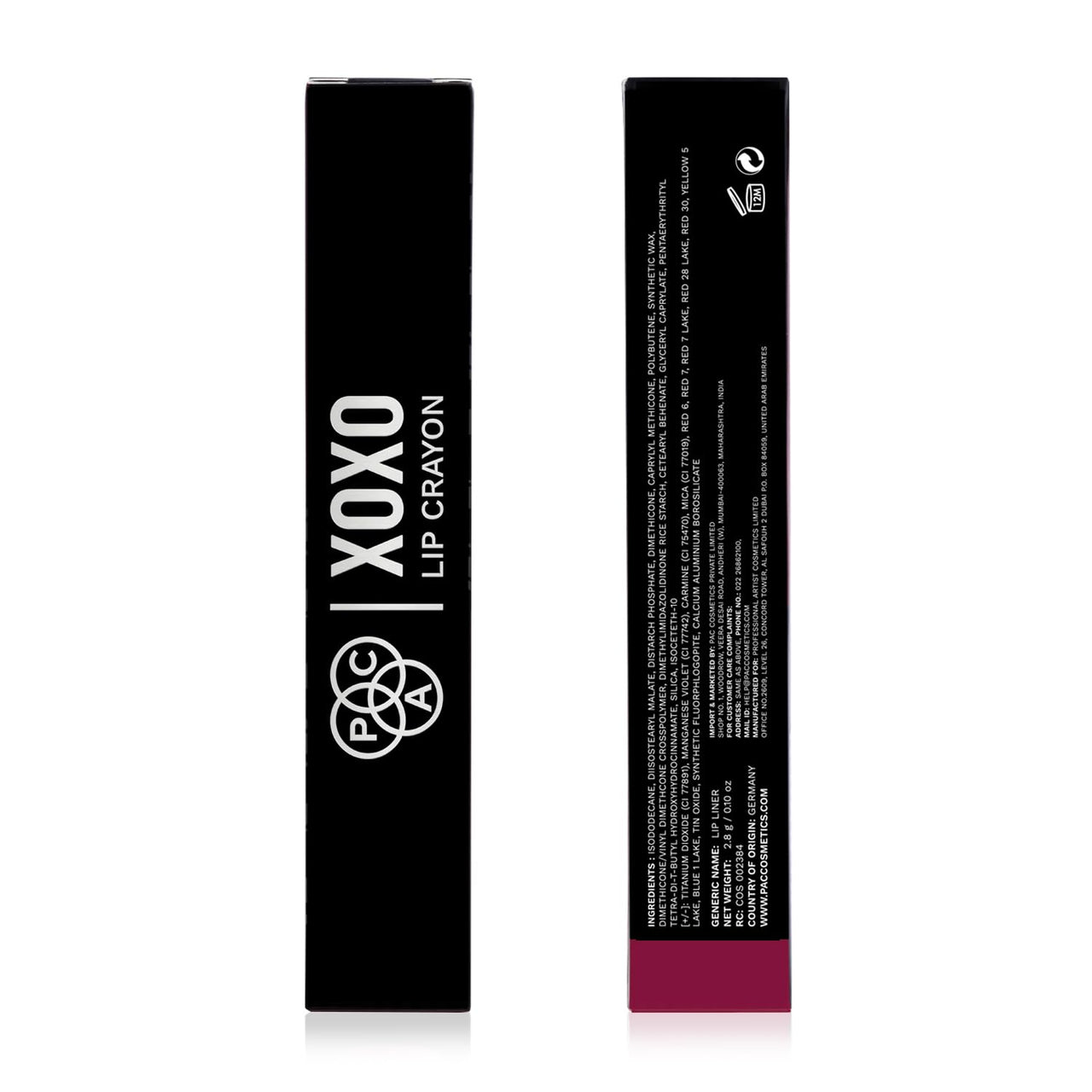 PAC XOXO Lip Crayon (Be My Valentine)