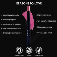 FLiCKA High Drama Matte Lipstick Nervous & Lip Liner Denver Combo | 04
