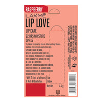 Lakmé Lip Love Gelato Chapstick Raspberry 4.5 g & Lakmé Perfecting Liquid Foundation, Marble, Waterproof Full Coverage Long Lasting - Light Oil Free Face Makeup With Vitamin E, Dewy Finish Glow, 27ml