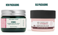 The Body Shop Vitamin E Intense Moisture Cream | 72H Hydration with Hyaluronic Acid & Raspberry Seed Oil | Restores Dry Skin | Vegetarian | For Men & Women | 50ml