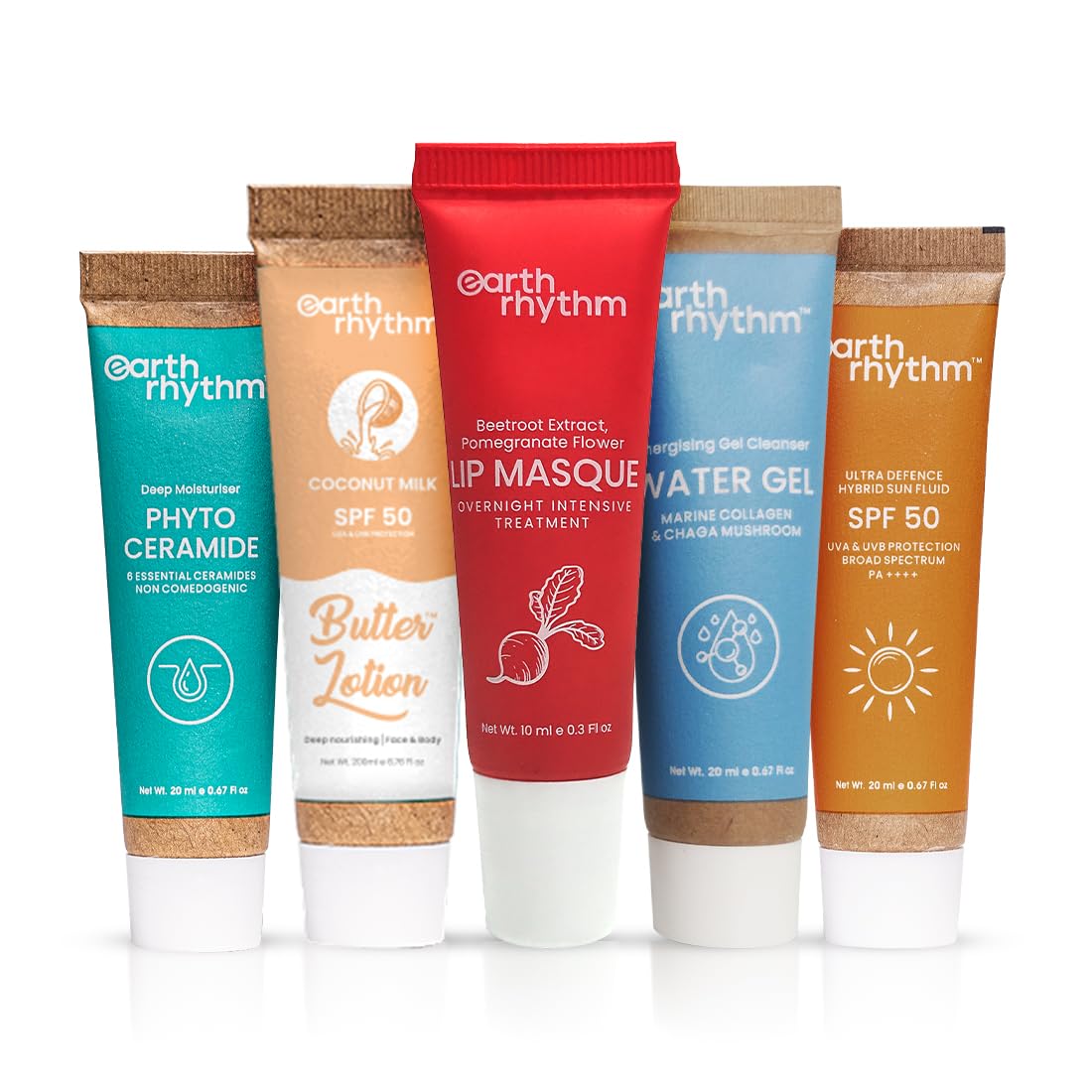 Earth Rhythm Daily Essential Travel Kit for Men & Women, Trial Kit