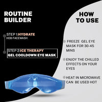 House of Beauty Hot and Cold Gel Eye Mask for Soothing Relief Puffy Eyes, Dark Circle, Dry Eyes, Pain Relief, Redness, & Stress (1pc)