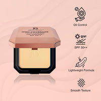 Lakyou Beauty 2in1 High Coverage Compact Powder | Oil Control | SPF-30++ | Waterproof | Matte And Shimmer Shade | Long Lasting | 30g (02(Soft Ivory))