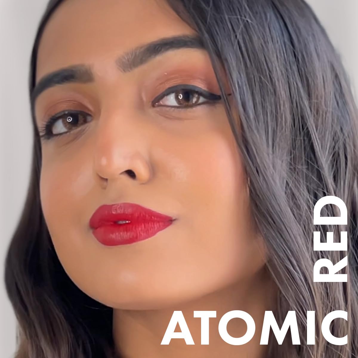 DAUGHTER EARTH Atomic Red Natural Lipstick | Vegan Plant Based Highly Pigmented Lightweight Lip Color | Long Lasting Creamy Velvet Phytonutrient Lip Stick With Vitamin E & Bakuchiol | Natural With UV Protection | 4g