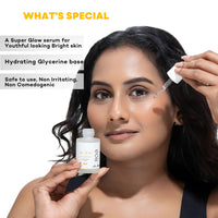 R.O.A Skincare GLOW face serum for Dark spots and open pores reduction with 2% Alpha Arbutin 2% Niacinamide and 3% Hyaluronic acid | Advanced Dark spot correcting glow serum for Men and women (30ml)