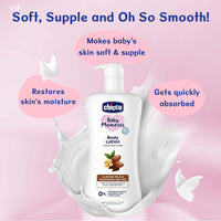 Chicco Baby Moments Body Lotion for Babies, 500ml | Almond Milk & Murumuru Butter | Quick Absorb Formula with Natural Ingredients for Ultra Soft Skin | Dermatologically Tested | Parabens & Phenoxyethanol Free