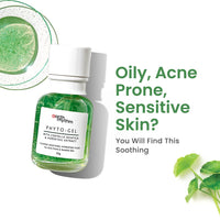 Earth Rhythm Phyto Gel with Centella Asiatica & Horsetail Extract | Fade Scars | Fight Acne Breakouts | Heals & Hydrates Skin | Oily & Sensitive Skin For Men & Women - 50g