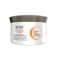 Streax Professional Vitariche Care Smooth and Shine Hair Mask For Women- Hairmask Enriched with Biovit-A-OX Complex, Hydrolyzed Silk Protein, and Vitamins- For Soft, Smooth, and Rejuvenated Hair, 200g