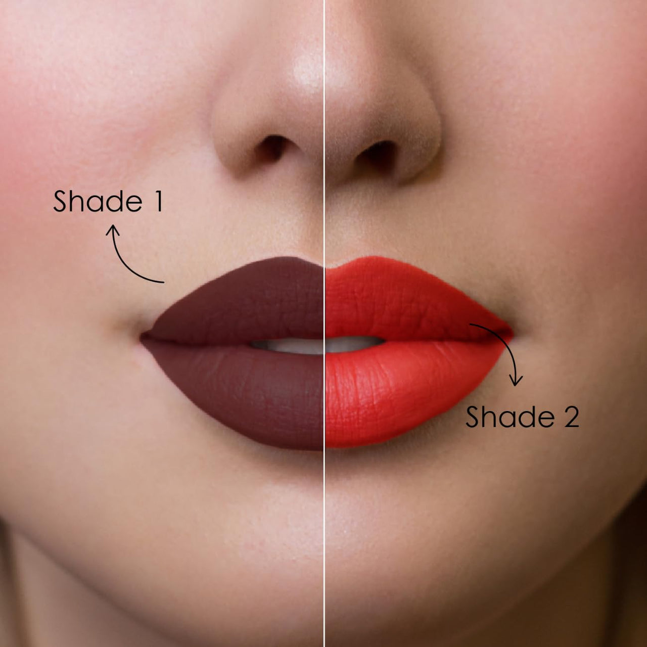Blue Heaven 2 in 1 Festive Lipstick | Dual Shade | Ultra Lightweight Soft Matte Finish | Long Stay Comfort Wear Lipsticks for Women |C4| 4gm