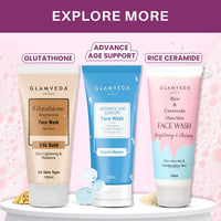 Glamveda Glycolic Acid & 0.05% ww Salicylic Acid Anti Acne Face Wash (100ml Pack of 2) | For Oily & Acne Prone Skin | Oil balancing, Deep Cleansing | No Paraben, SLS