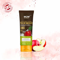WOW Skin Science Apple Cider Vinegar Face Wash - No Parabens, Sulphate, Silicones & Color - Pack of 2 - Net Vol. 200mL