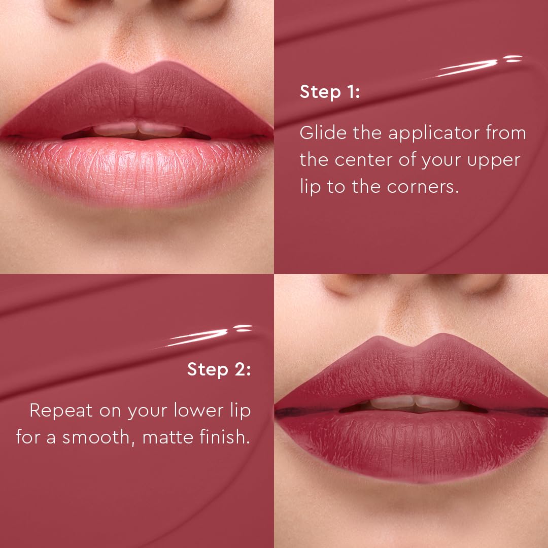 C2P Pro Liquid Lipstick Waterproof Matte Orange Lipsticks for Women | Long Lasting Smudge Proof | Infused with Argan Oil, Vitamin E | Cruelty Free, Vegan - Celeb Secret (Liquid Lipstick Alia, 2 ml)