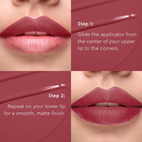 C2P Pro Liquid Lipstick Waterproof Matte Orange Lipsticks for Women | Long Lasting Smudge Proof | Infused with Argan Oil, Vitamin E | Cruelty Free, Vegan - Celeb Secret (Liquid Lipstick Alia, 2 ml)