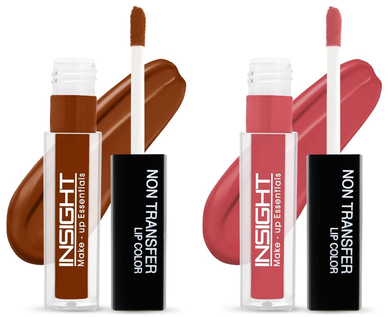 Insight Non Transfer Lip Color, 4ml (01 Joyfull) & Insight Non Transfer Lip Color, 4ml (Toffee Cream)