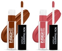 Insight Non Transfer Lip Color, 4ml (01 Joyfull) & Insight Non Transfer Lip Color, 4ml (Toffee Cream)