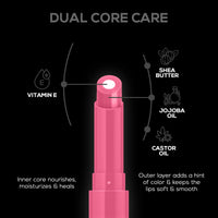 RENEE Lip Fix 3 in 1 Tinted Lip Balm 03 Mimosa 1.6 Gm Heals, Lightens & Nourishes | Dual Core Care Enriched with Vitamin E, Shea Butter & Jojoba Oil for Dry & Chapped Dry Lips