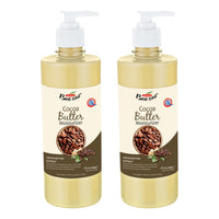 Bee One 24 hr Moisture Lock Body Lotion, for Soft and Supple Skin(Pack of 2) | 1000ml x 2= 2000ml (Cocoa Butter)
