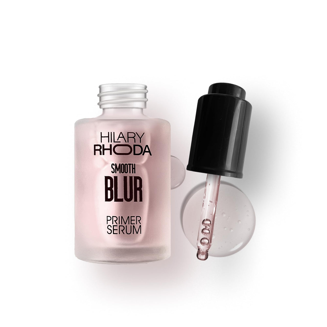 Hilary Rhoda Smooth Blur Primer Serum | Pore Minimising Serum for Face | Moisture-Locking | Infused with Niacinamide | Ultra-hydrating & Nourishes Skin | 30ml (Rose - Shade 01)