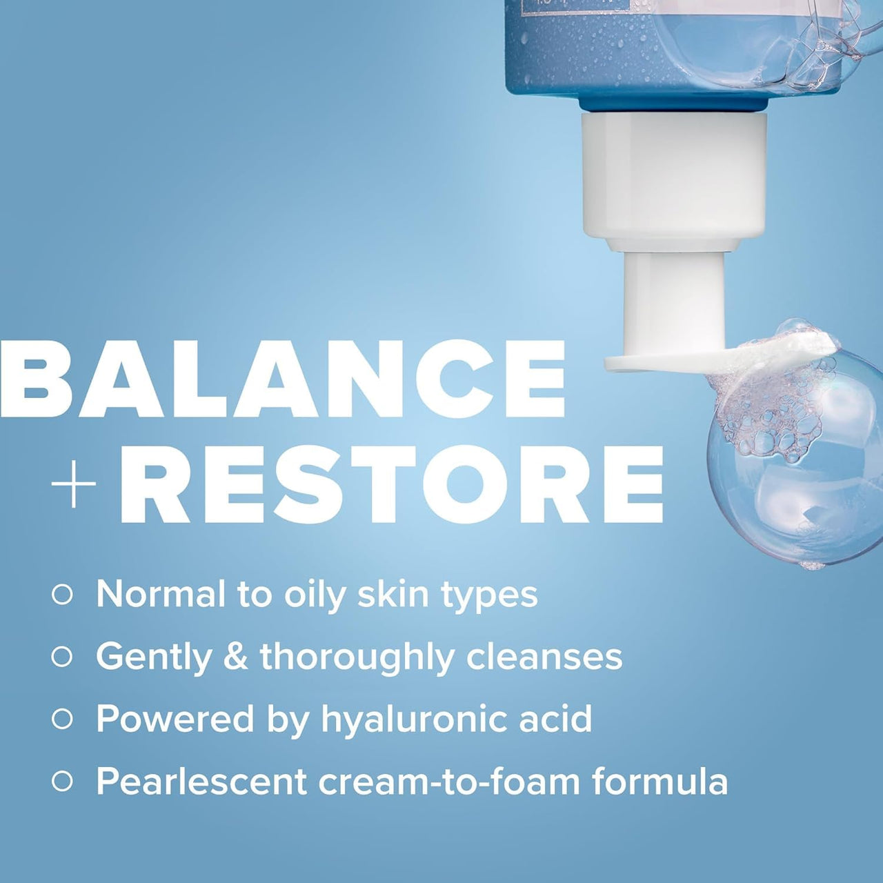 PAULA'S CHOICE RESIST Perfectly Balanced Foaming Cleanser, Hyaluronic Acid & Aloe, Anti-Aging Face Wash, Large Pores & Oily Skin, 30 ml (Travel Size) (27837)