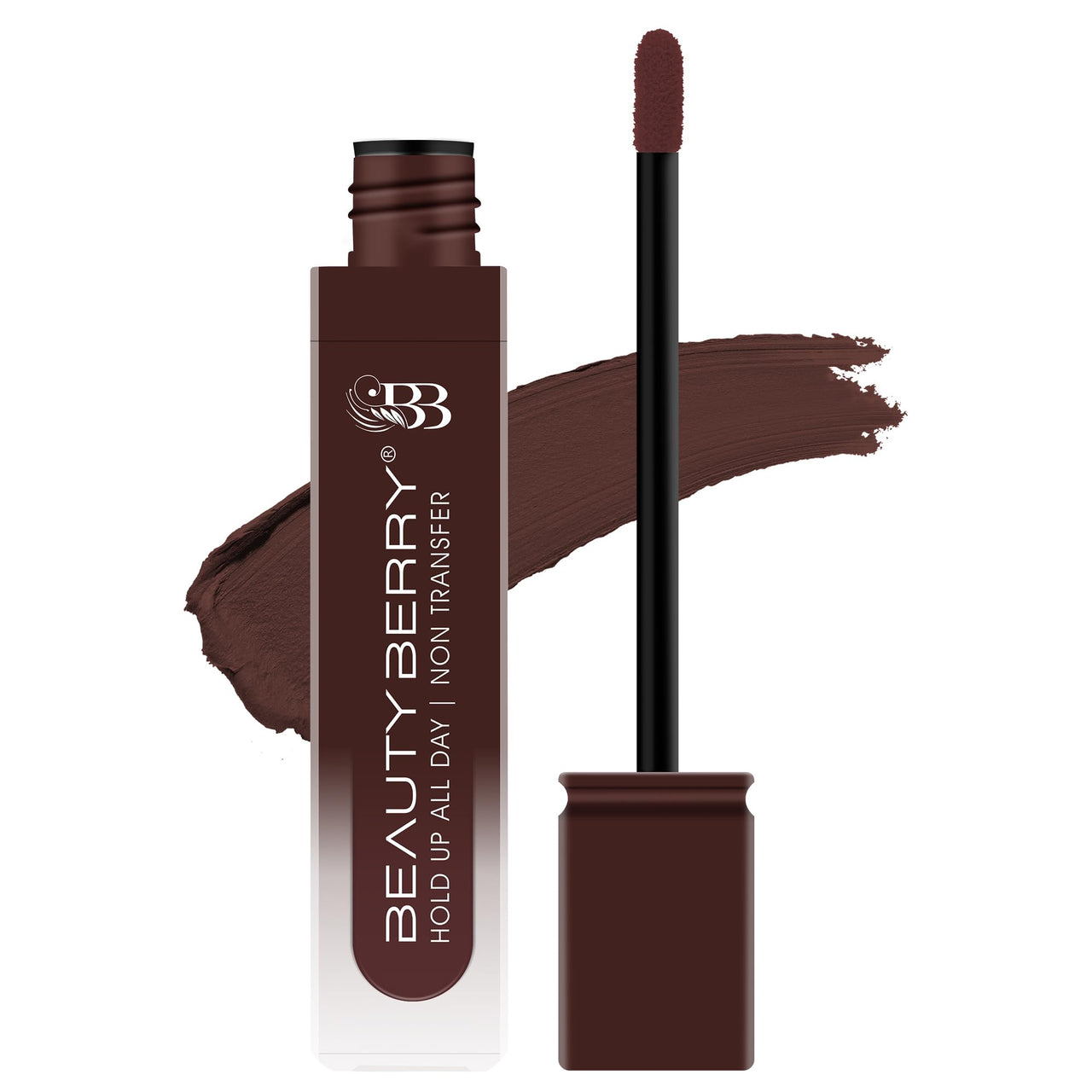 Beauty Berry Hold Up All Day Liquid Lipstick | Long Lasting, Non Transfer Matte Lipstick | Highly Pigmented, Smooth One Swipe Application & Lightweight Liquid Lipstick for Women (09 - Sexy Coco, 7.5g)