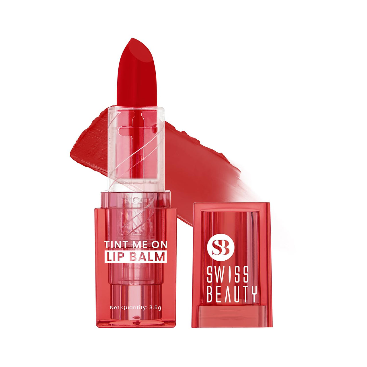 Swiss Beauty Tint Me On Lip Balm | Moisturises lips | Tinted Lip Balm | Shade - Pink Macaroon, 3.5gm