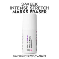 Cos-IQ Stretch Marks Removal Roll-On Serum with Striover | Scar Removal | Uneven Skin Tone | All Skin Types | 40ml