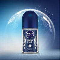 NIVEA Men Fresh Woody Protect And Care Roll On, 50Ml, Pack Of 1
