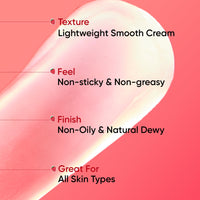 Dot & Key Strawberry Brightening Moisturizer | Niacinamide, Peptides & Hyaluronic Acid, Non-sticky, Brightens Skin, Intense Moisturization | Non-Comedogenic & Fragrance Free, Lightweight | 80g