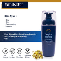 Oceglow Korean Glow Serum for Intense Hydration & Glowing Skin | Infused with Gold & Hylauronic acid Serum | | Formulated & Made in Korea | Brightening Face Serum For Women & Men - 30ml