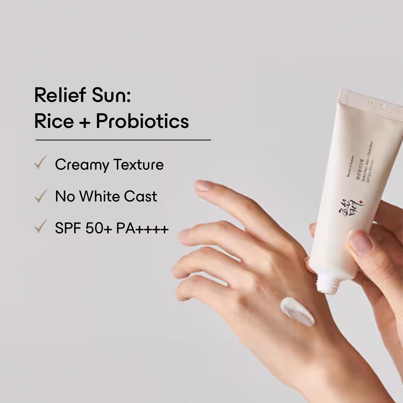 [Beauty of Joseon] Relief Sun SPF50+ PA++++ (50ml) | Korean Sunscreen for Face, Lightweight & Hydrating, UV Protection, Suitable for All Skin Types