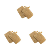 Nat Habit - Back To Natural Secrets Everyday Nat Habit Natural Sun Dried Bath Loofah | Body Sponge & Scrubber for Men & Women | Organic Luffa for Bath Shower Skin Exfoliation (Pack of 6)