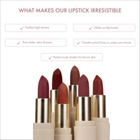 Rufa Beauty Soft Blur Matte Lipsticks (Nudella, Regular)