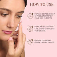 Just Herbs 3 in 1 Pore-Refining,Minimizer Mattifying & Hydrating Primer for Face Makeup Normal Oily,Dry and Combination Skin Types 20g