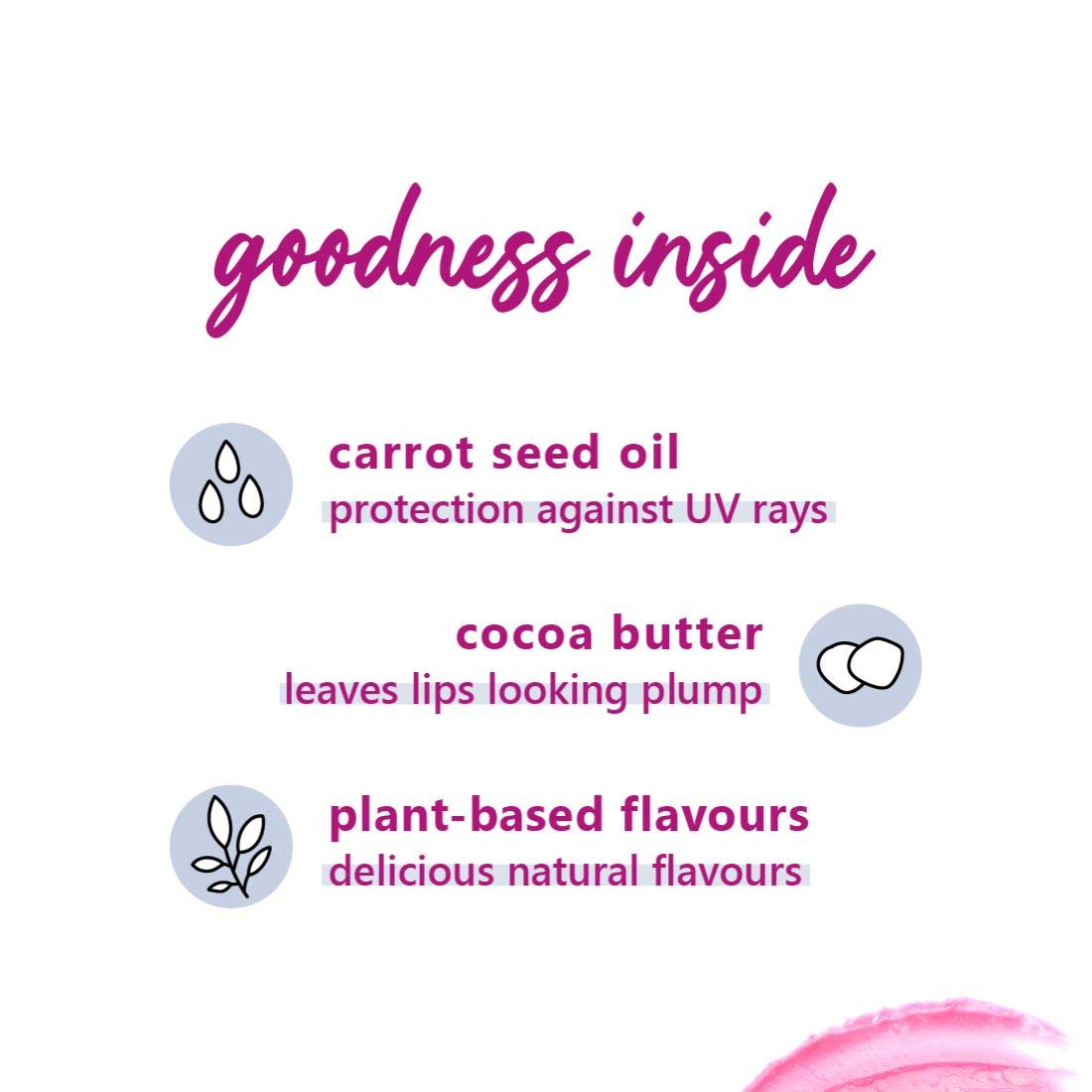 Plum Candy Melts Vegan Lip Balm | Berry Feast | For Dry & Chapped Lips | Natural SPF with Vitamin A | Natural UV Protection | Ultra Moisturization | Added Shine | 100% Vegan | Paraben Free | 12g
