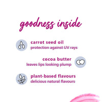 Plum Candy Melts Vegan Lip Balm | Berry Feast | For Dry & Chapped Lips | Natural SPF with Vitamin A | Natural UV Protection | Ultra Moisturization | Added Shine | 100% Vegan | Paraben Free | 12g